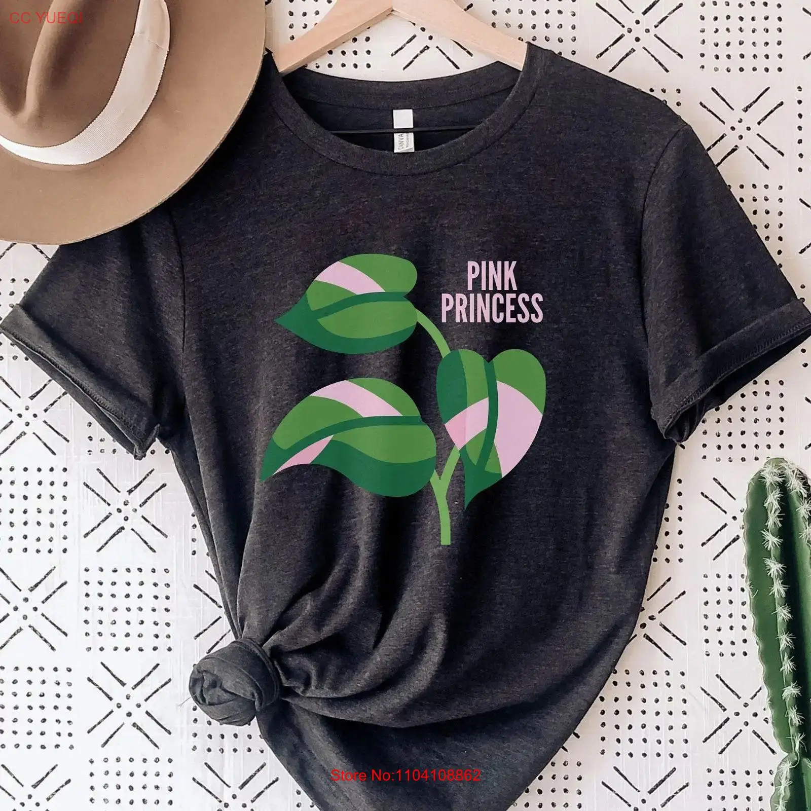 Philodendron Pink Princess - Philodendron Pink Princess T Shirt Rare