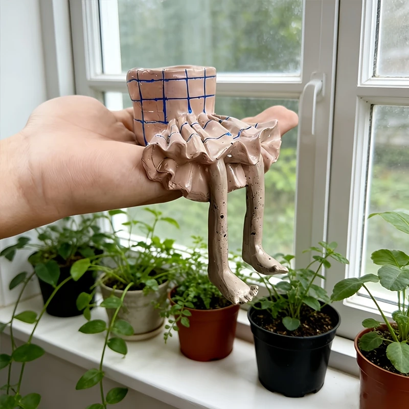 Whimsical Resin Leggy Planter  - Plant Parent Free review and price