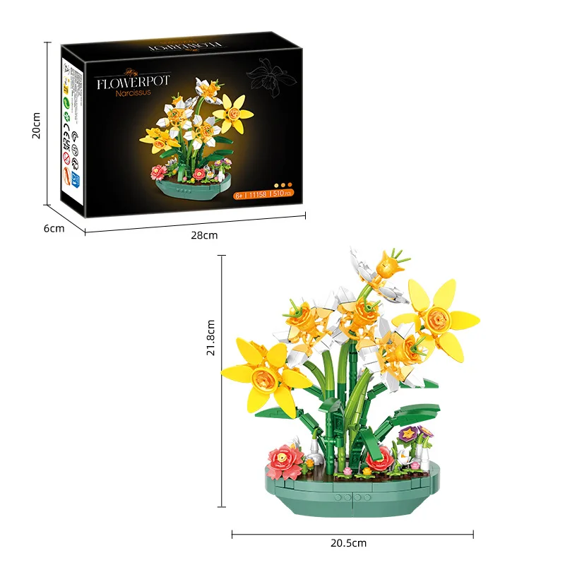 Preserved Daffodil Flower Pott - Plant Parent Yearly review and price